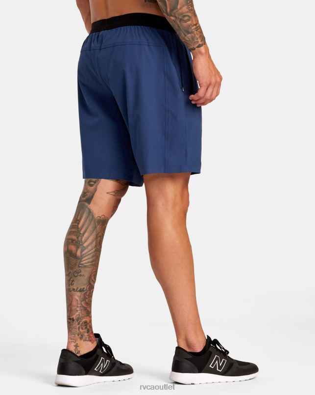 Clothing V84B241 army blue RVCA Men Yogger Plus 18 Training Shorts