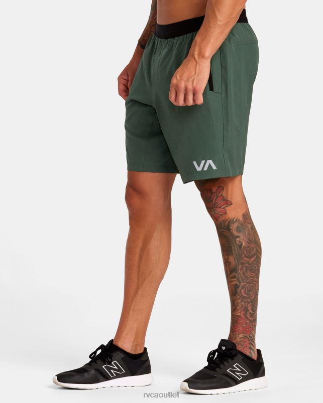 Clothing V84B260 dark cactus RVCA Men Yogger Plus 18 Training Shorts