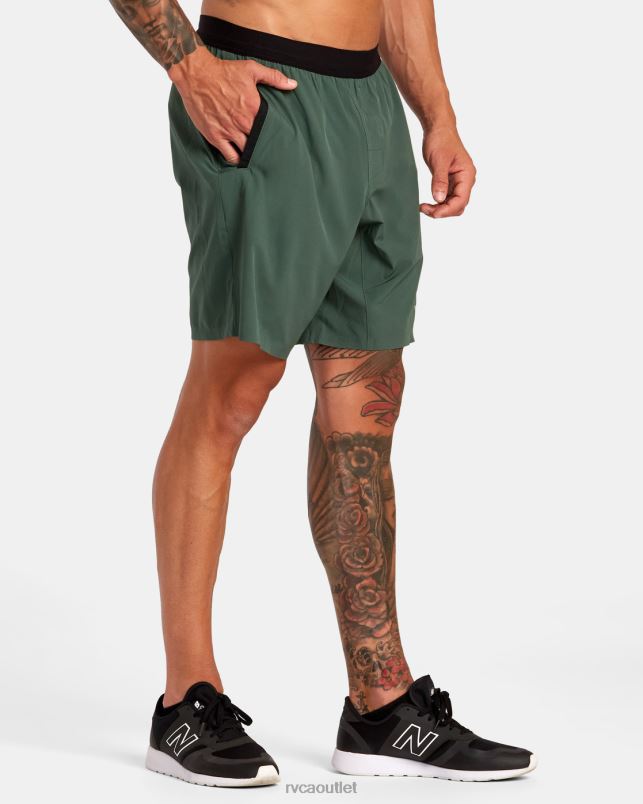 Clothing V84B260 dark cactus RVCA Men Yogger Plus 18 Training Shorts