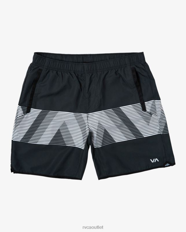 Clothing V84B272 black va blur RVCA Men Yogger IV Elastic Waist Shorts 17