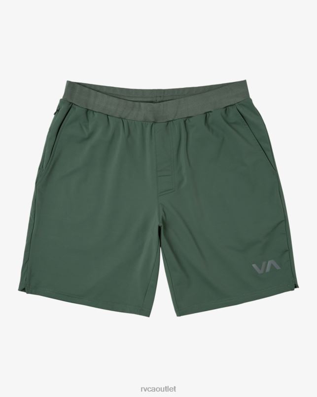 Clothing V84B302 dark cactus RVCA Men VA Sport Trainer Elastic Waist Shorts