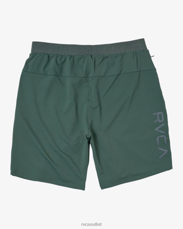 Clothing V84B302 dark cactus RVCA Men VA Sport Trainer Elastic Waist Shorts