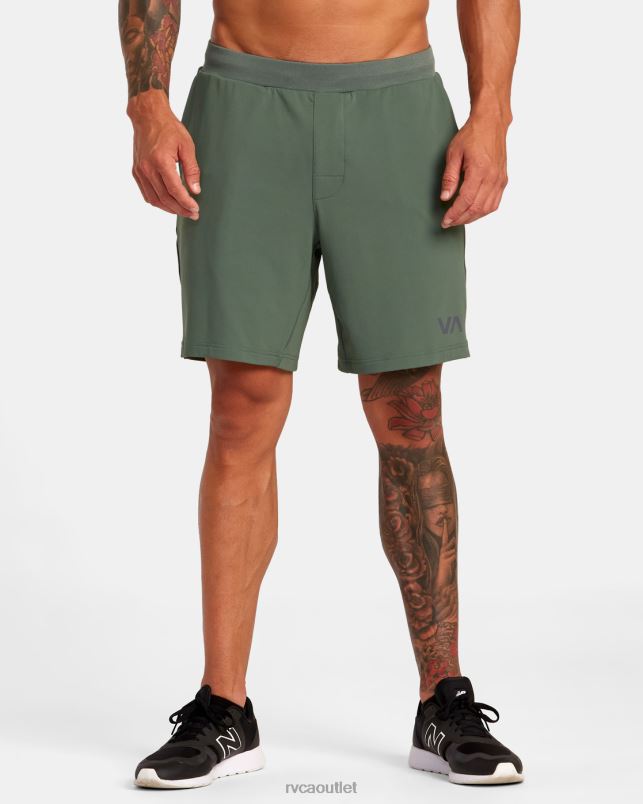 Clothing V84B302 dark cactus RVCA Men VA Sport Trainer Elastic Waist Shorts