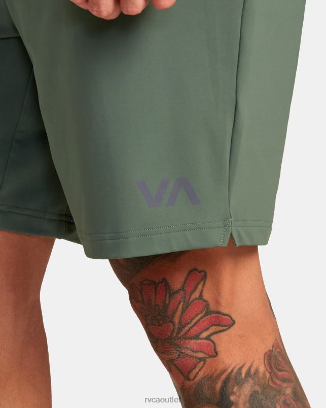 Clothing V84B302 dark cactus RVCA Men VA Sport Trainer Elastic Waist Shorts