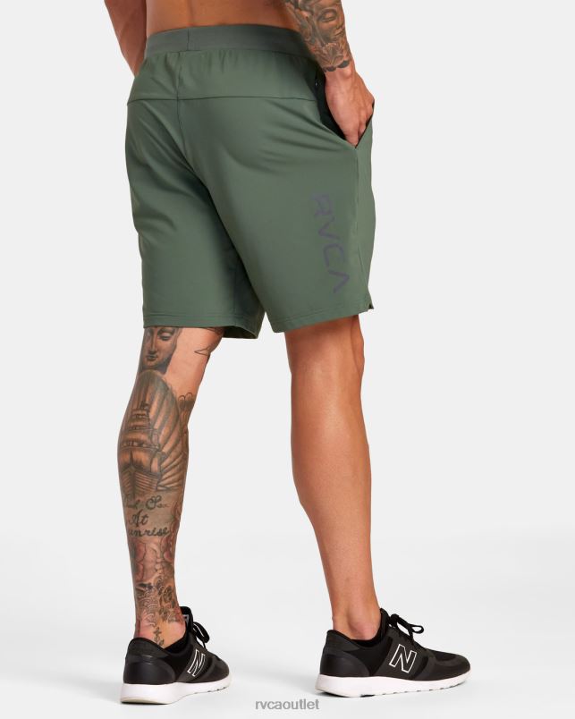 Clothing V84B302 dark cactus RVCA Men VA Sport Trainer Elastic Waist Shorts