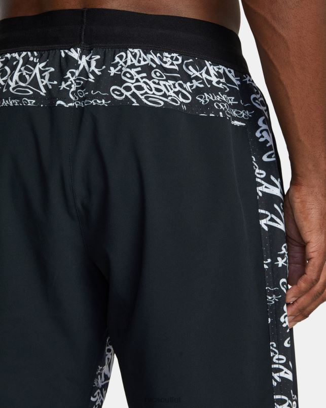 Clothing V84B509 black dmote RVCA Men Yogger Plus Technical Training Shorts