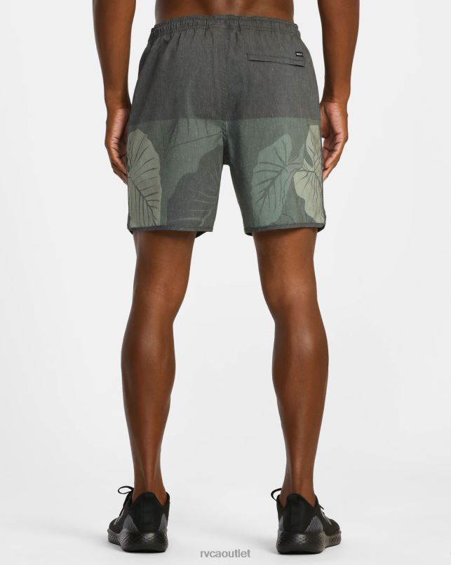 Clothing V84B642 olive RVCA Men Hawaii Yogger Hybrid Elastic Athletic Shorts 17
