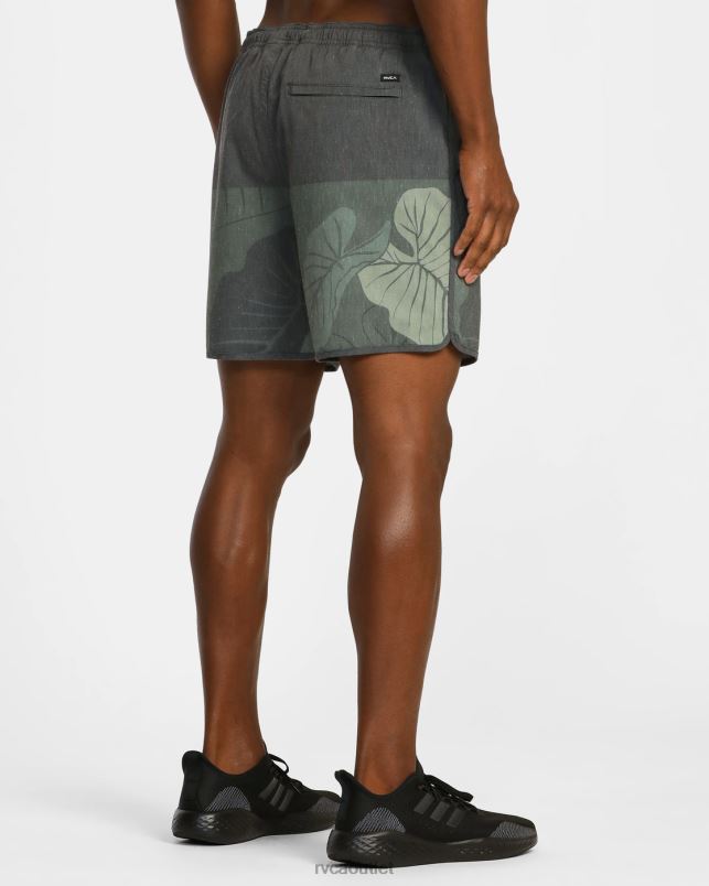 Clothing V84B642 olive RVCA Men Hawaii Yogger Hybrid Elastic Athletic Shorts 17