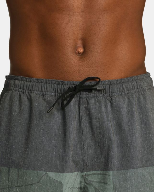 Clothing V84B642 olive RVCA Men Hawaii Yogger Hybrid Elastic Athletic Shorts 17