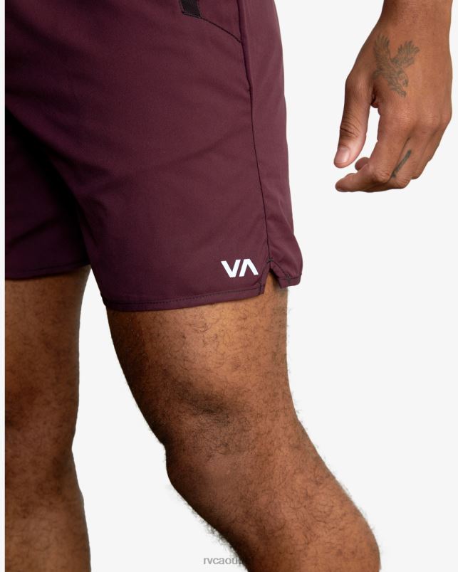 Clothing V84B656 plum RVCA Men YOGGER IV ATHLETIC SHORTS 17
