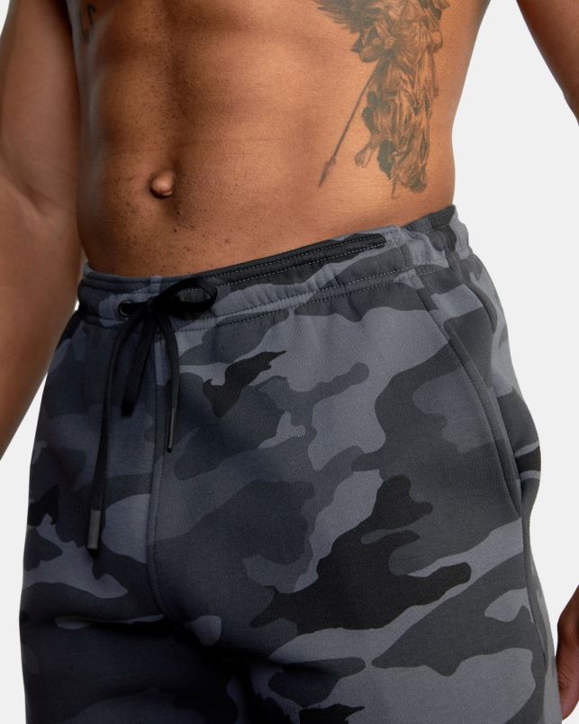 Clothing V84B785 camo RVCA Men Sport Elastic Waist Walkshorts IV 19
