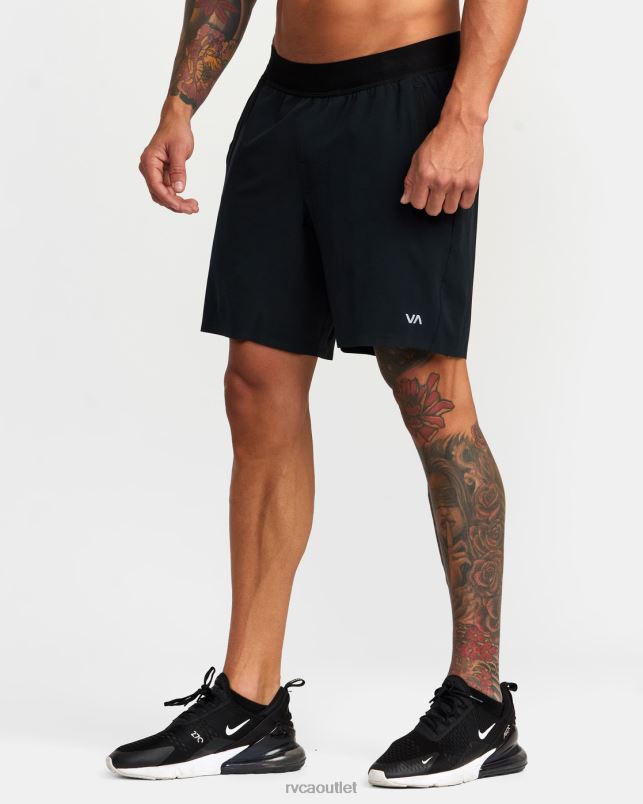 Clothing V84B792 black RVCA Men Yogger Plus 18 Training Shorts