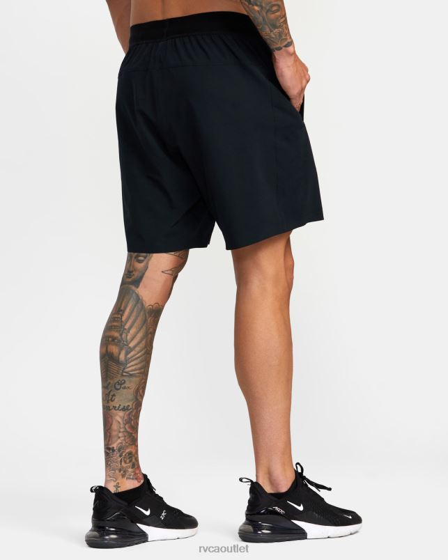 Clothing V84B792 black RVCA Men Yogger Plus 18 Training Shorts