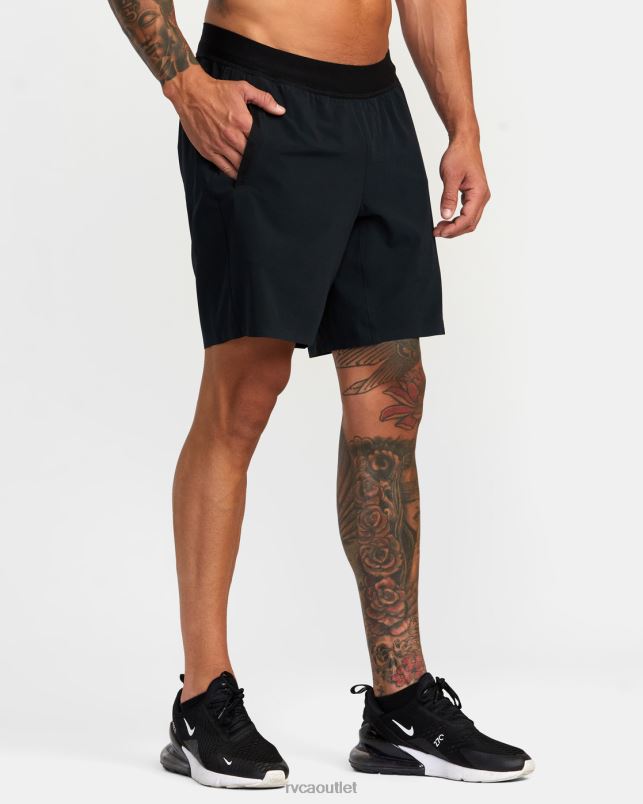 Clothing V84B792 black RVCA Men Yogger Plus 18 Training Shorts