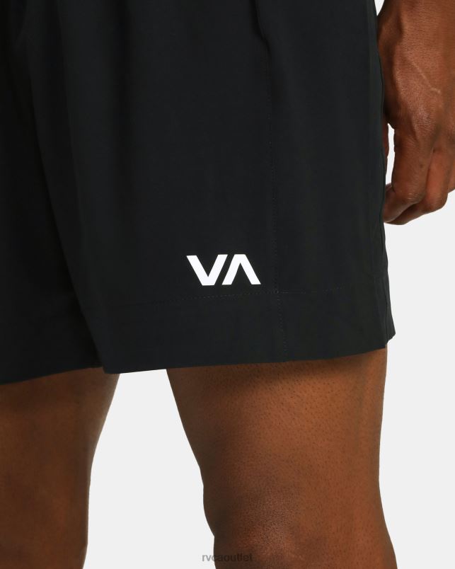 Clothing V84B832 black RVCA Men Yogger Elastic Waist Boxing Shorts 17