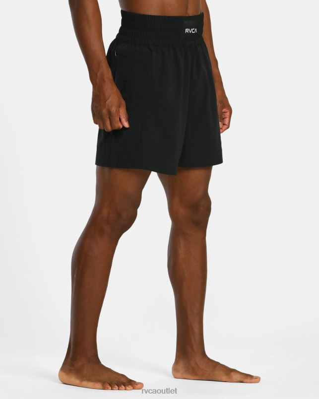 Clothing V84B832 black RVCA Men Yogger Elastic Waist Boxing Shorts 17