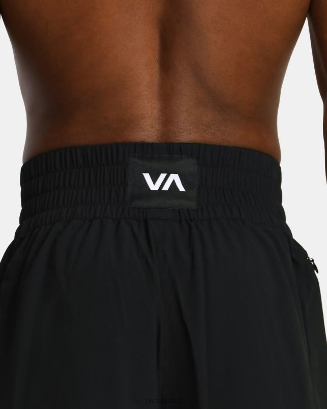 Clothing V84B832 black RVCA Men Yogger Elastic Waist Boxing Shorts 17