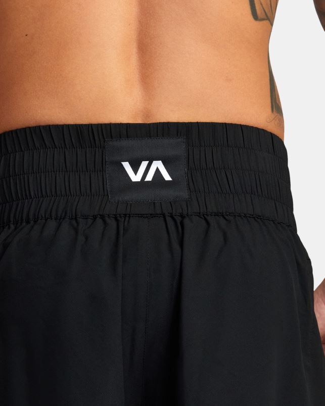 Clothing V84B832 black RVCA Men Yogger Elastic Waist Boxing Shorts 17