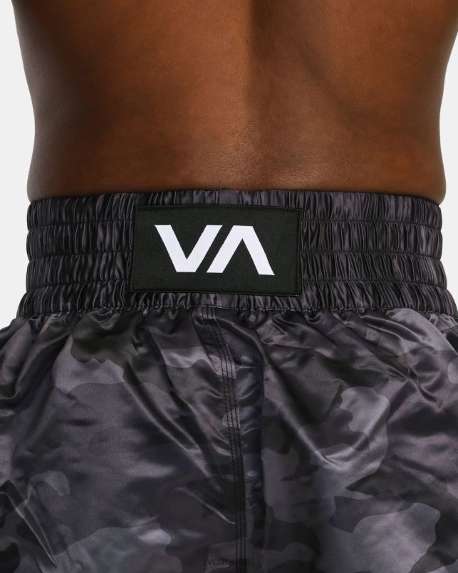 Clothing V84B835 camo RVCA Men Muay Thai Mod Elastic Waist Boxing Shorts 15