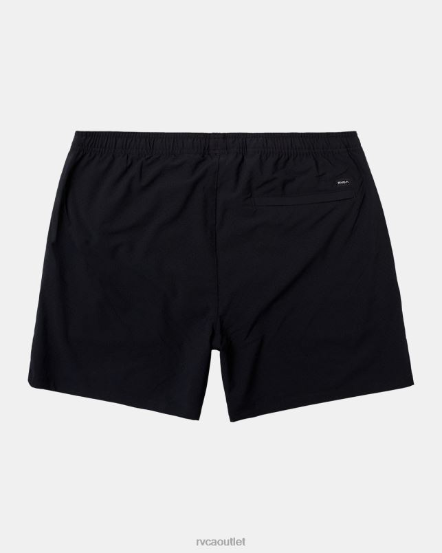 Clothing V84B962 black RVCA Men Yogger Jogger Elastic Running Shorts 15