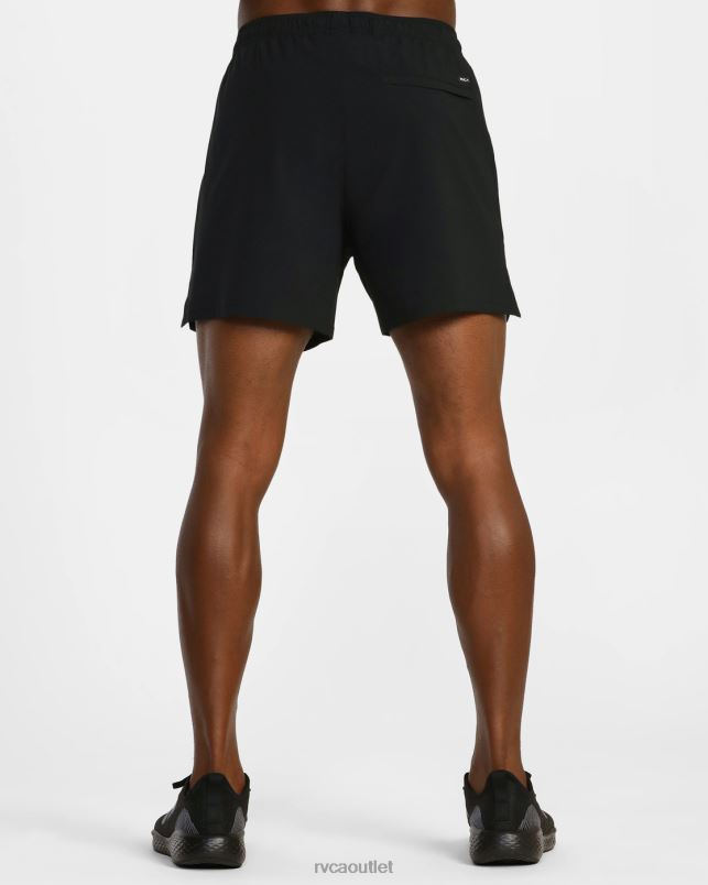 Clothing V84B962 black RVCA Men Yogger Jogger Elastic Running Shorts 15