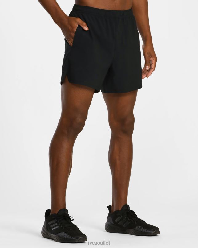 Clothing V84B962 black RVCA Men Yogger Jogger Elastic Running Shorts 15