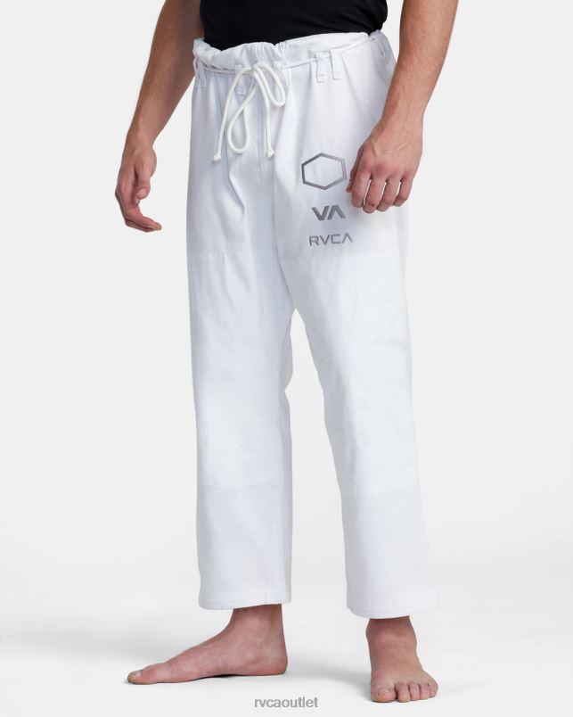 Clothing V84B316 white RVCA Men x Shoyoroll Brazilian Jiu Jitsu Gi