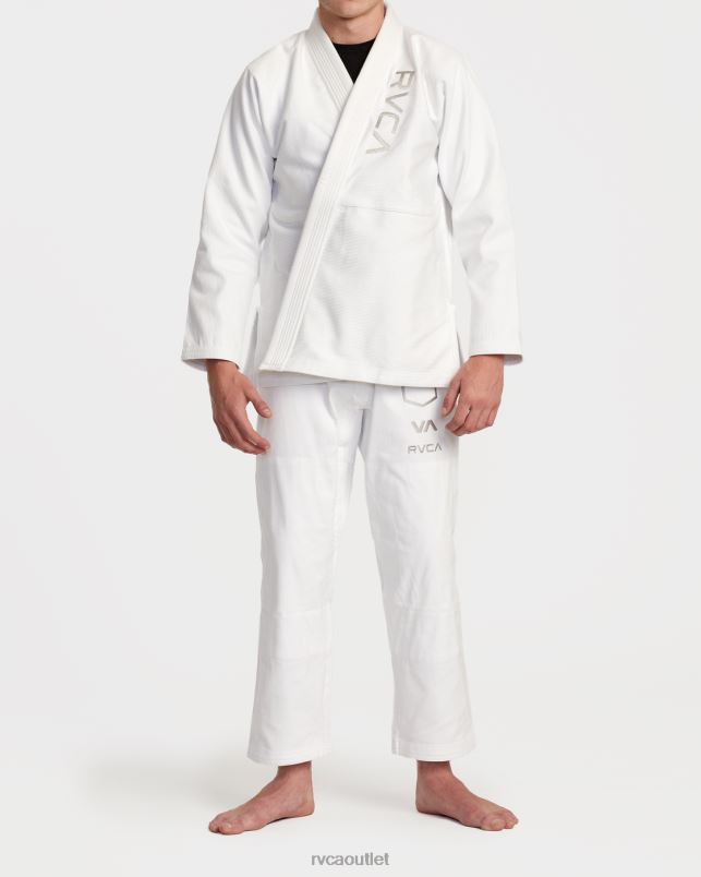 Clothing V84B316 white RVCA Men x Shoyoroll Brazilian Jiu Jitsu Gi