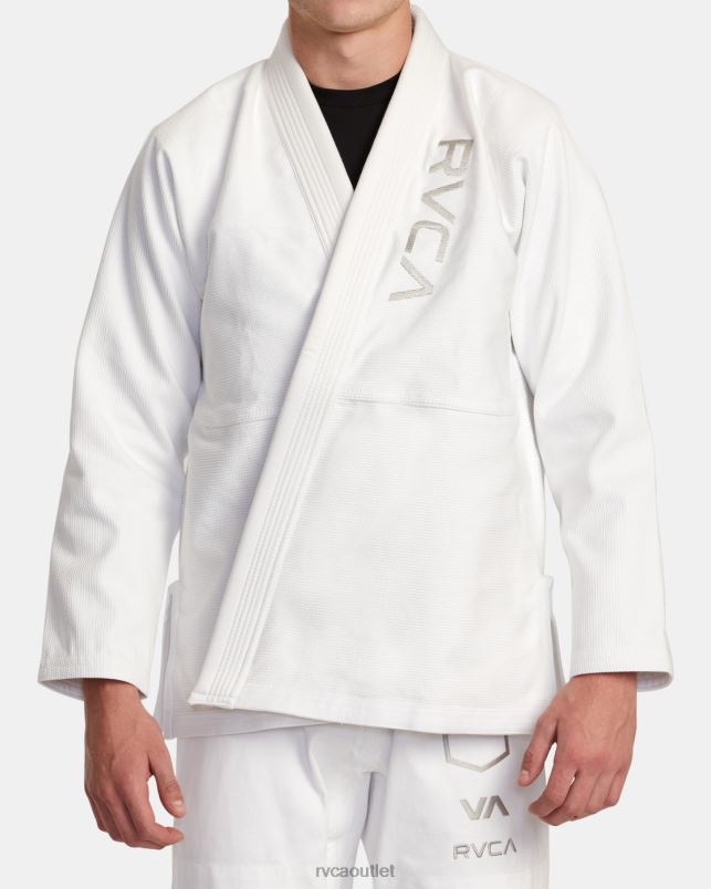 Clothing V84B316 white RVCA Men x Shoyoroll Brazilian Jiu Jitsu Gi