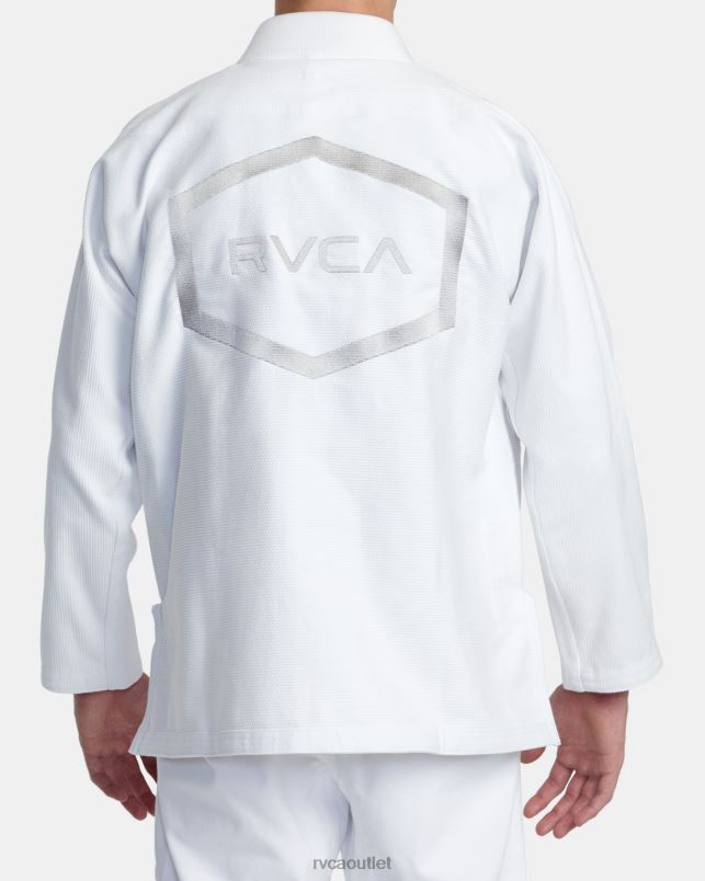 Clothing V84B316 white RVCA Men x Shoyoroll Brazilian Jiu Jitsu Gi