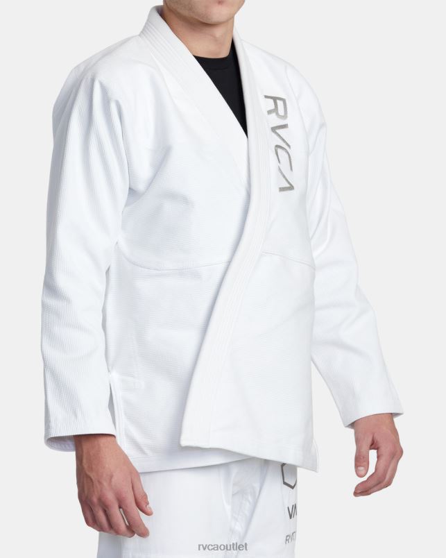 Clothing V84B316 white RVCA Men x Shoyoroll Brazilian Jiu Jitsu Gi
