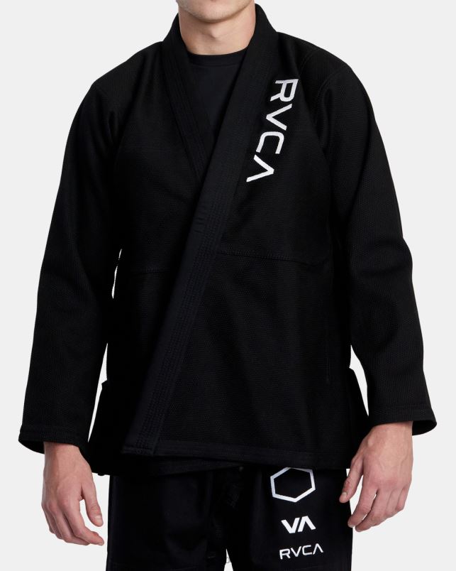 Clothing V84B318 black RVCA Men x Shoyoroll Brazilian Jiu Jitsu Gi