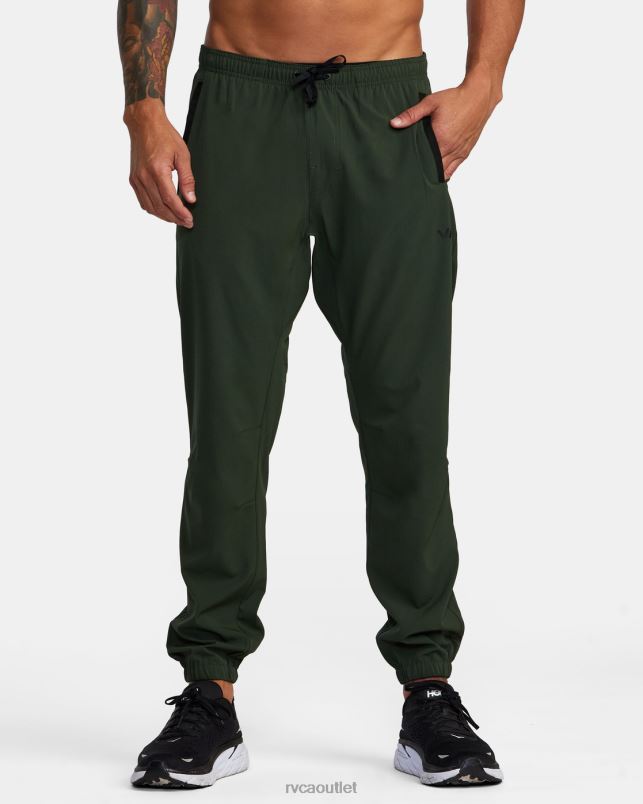 Clothing V84B1021 dark olive RVCA Men Yogger Track Pants II
