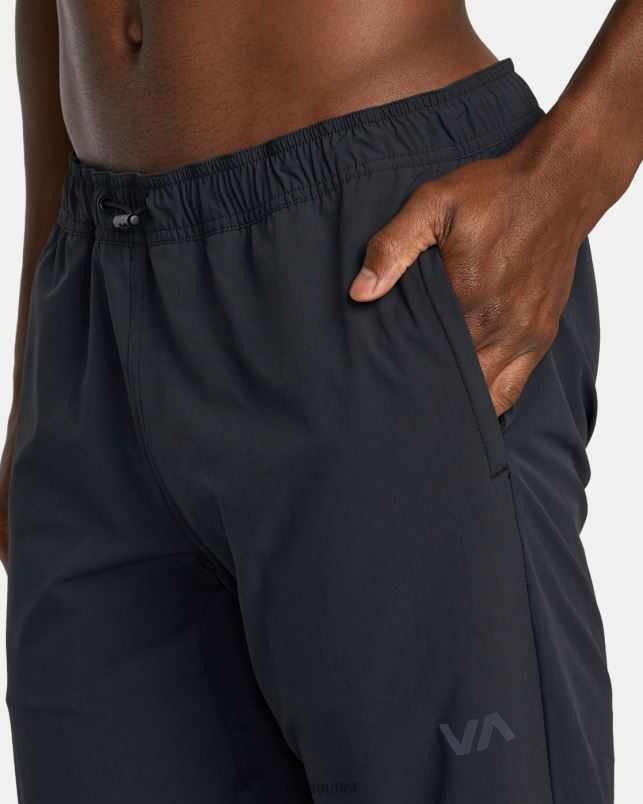 Clothing V84B460 black RVCA Men Spectrum Tech Slim Fit Pants