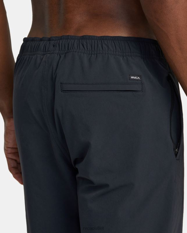 Clothing V84B460 black RVCA Men Spectrum Tech Slim Fit Pants