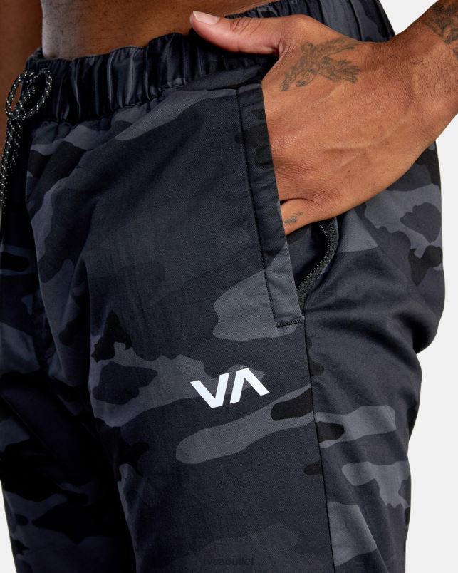 Clothing V84B759 camo RVCA Men Spectrum Track Pant III