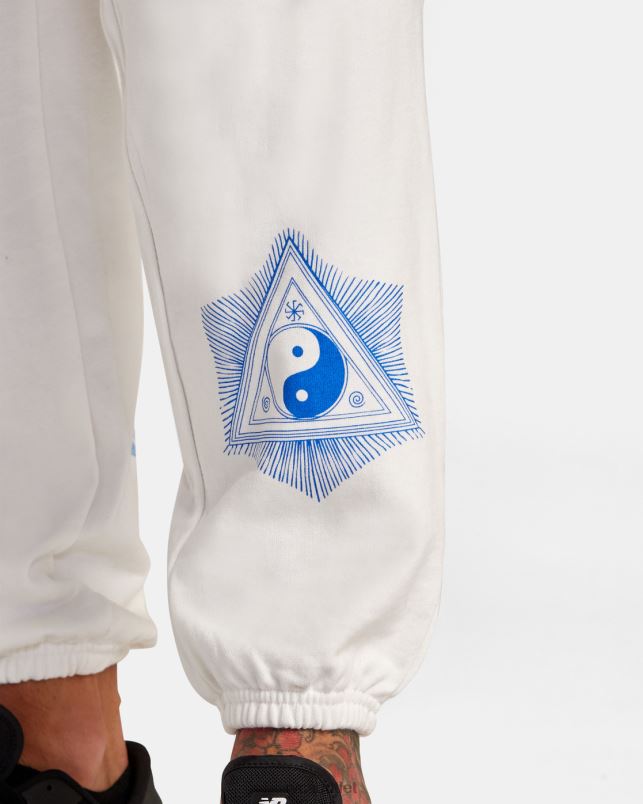 Clothing V84B79 off white RVCA Men Everlast X Benjamin Jeanjean Joggers