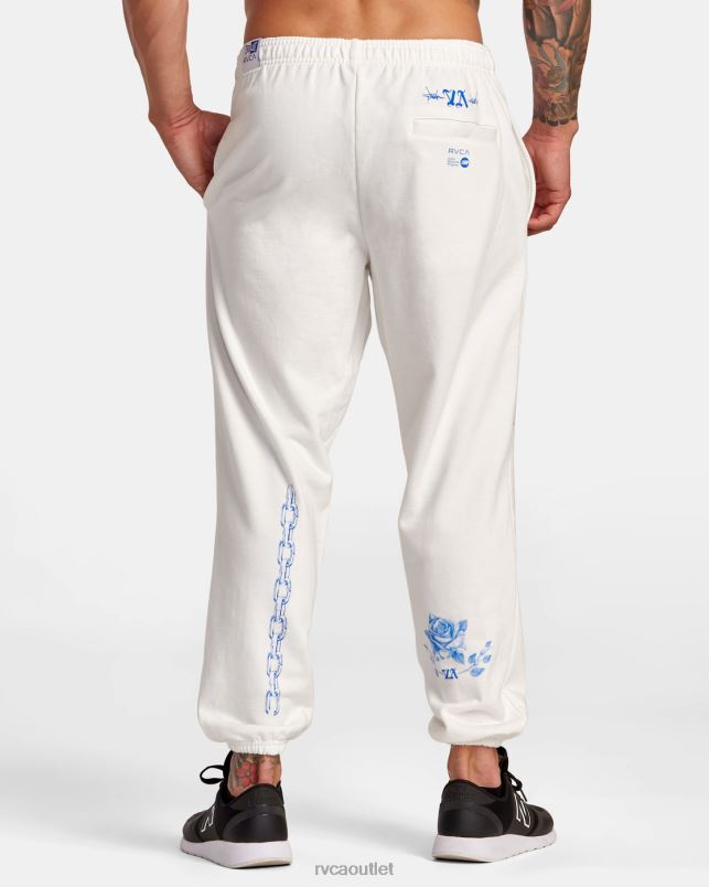 Clothing V84B79 off white RVCA Men Everlast X Benjamin Jeanjean Joggers