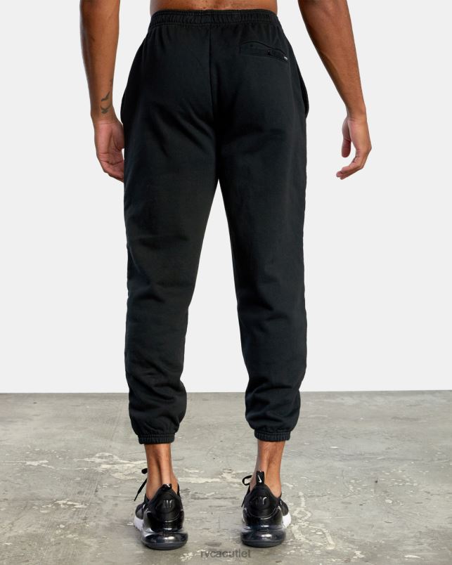 Clothing V84B905 black RVCA Men VA Essential Sweatpants