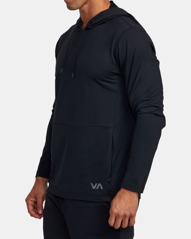 Clothing V84B341 black RVCA Men Trainer Hoodie