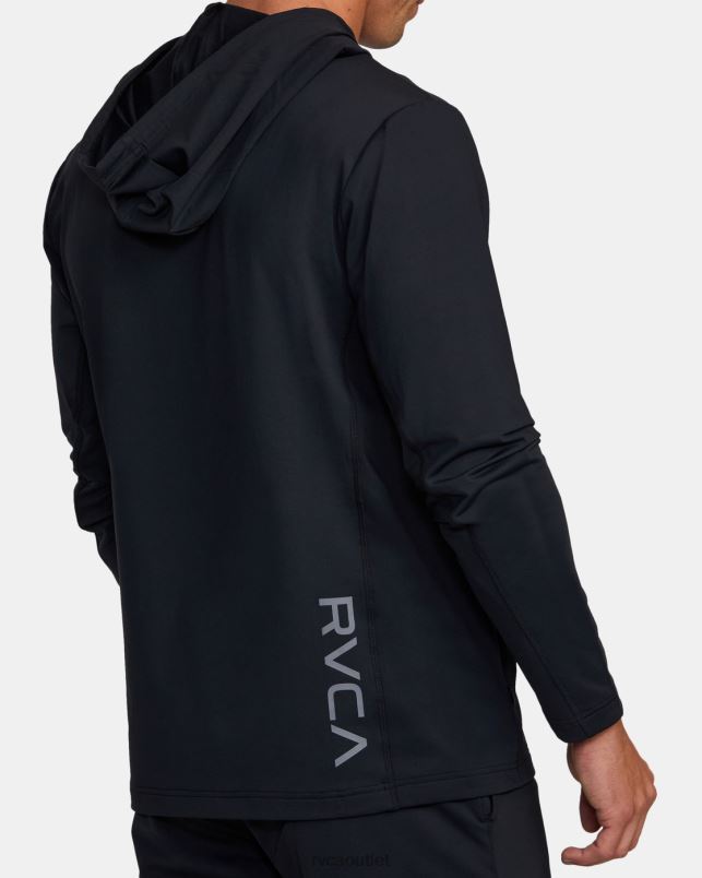 Clothing V84B341 black RVCA Men Trainer Hoodie