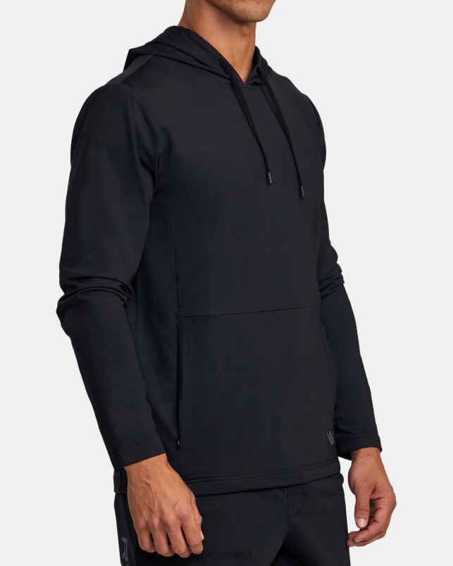 Clothing V84B341 black RVCA Men Trainer Hoodie