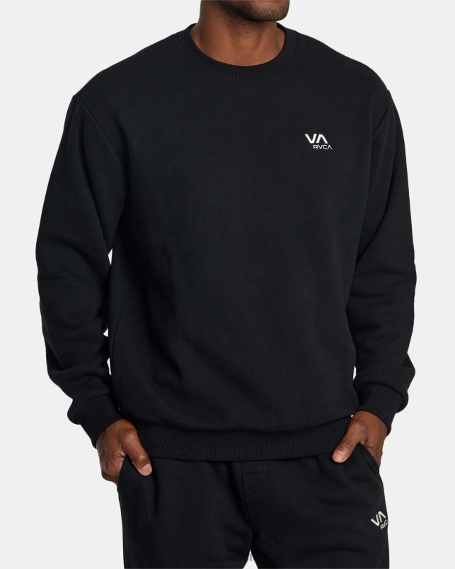 Clothing V84B455 black RVCA Men VA Essential Sweatshirt