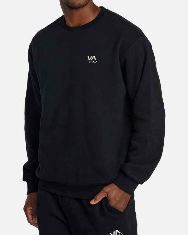 Clothing V84B455 black RVCA Men VA Essential Sweatshirt