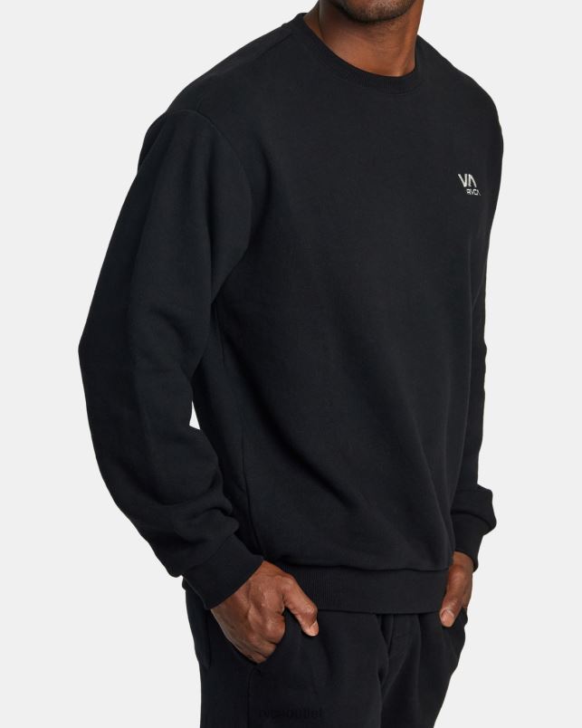 Clothing V84B455 black RVCA Men VA Essential Sweatshirt
