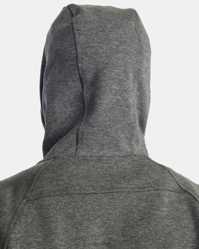 Clothing V84B883 athletic heather RVCA Men Tech Zip-Up Fleece Hoodie II