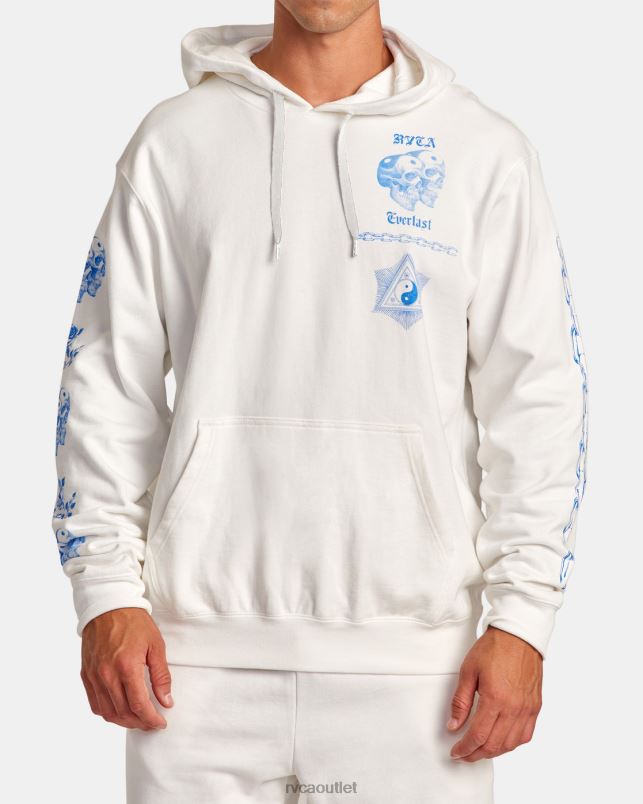 Clothing V84B96 off white RVCA Men Everlast X Benjamin Jeanjean Hoodie