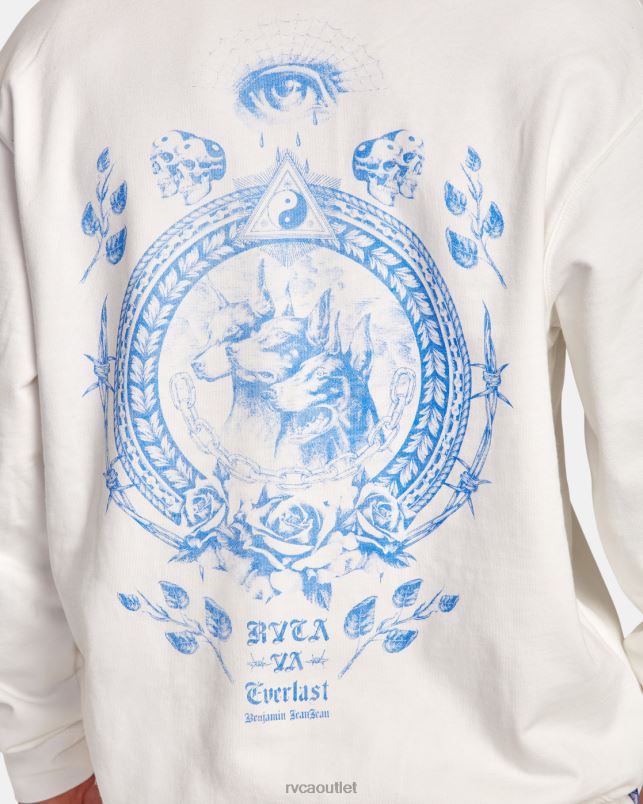 Clothing V84B96 off white RVCA Men Everlast X Benjamin Jeanjean Hoodie