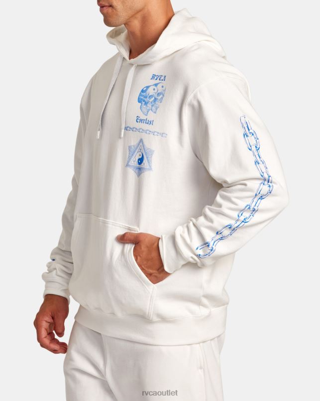 Clothing V84B96 off white RVCA Men Everlast X Benjamin Jeanjean Hoodie