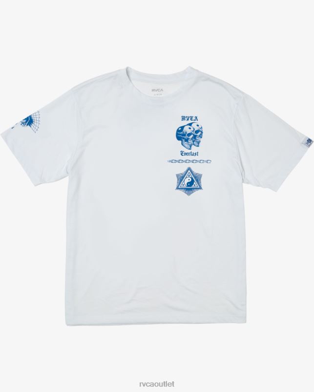 Clothing V84B149 white RVCA Men Everlast X Benjamin Jeanjean Tee